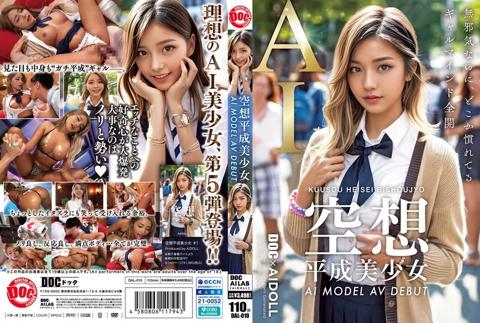 Imaginary Heisei Bishojo AI MODEL AV DEBUT